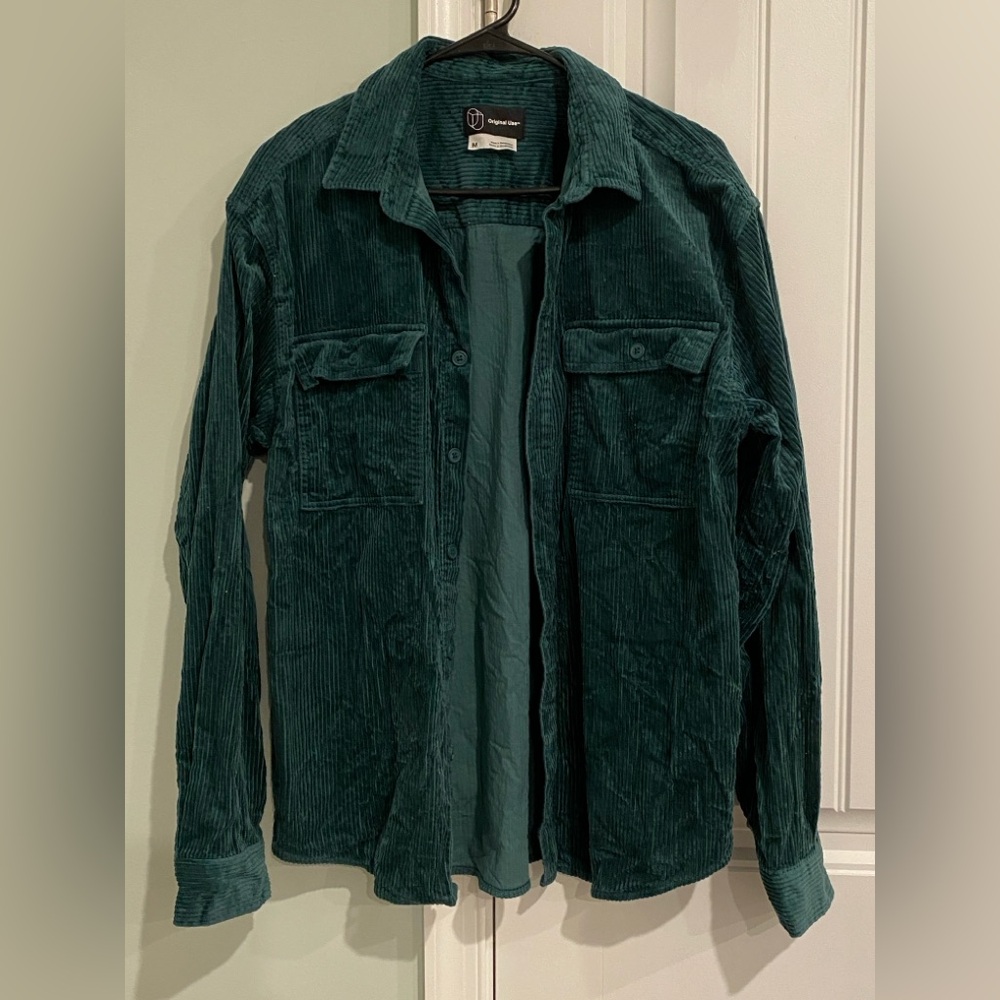 Original Use Green Corduroy Jacket